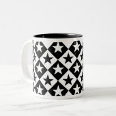 Stars & Diamanten Zweifarbige Tasse (Vorderseite Links)