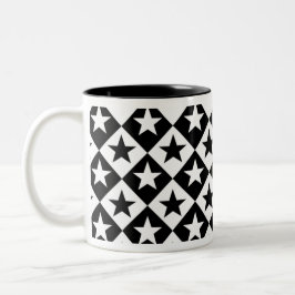 Stars & Diamanten Zweifarbige Tasse