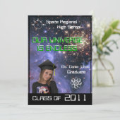 Stars - Die begrenzte Abschluss-Einladung Einladung (Stehend Vorderseite)