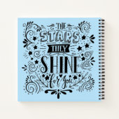 Stars, die sie für dich schlucken notizbuch (Rückseite)