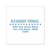 Stars Divider Spacer Name Rücksendeadresse Permastempel (Design)