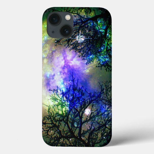 Stars durch den iPad-Fall Bäume Case-Mate iPhone Hülle (Rückseite)