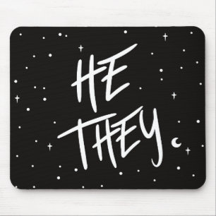Stars Er/sie Pronouns Mousepad