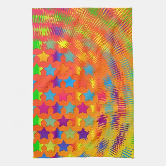 Stars Exploded Kitchtuch Geschirrtuch (Vertikal)