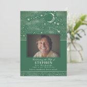 Stars Feier zum Foto des Lebens Gedenkfeier Beerdi Programm (Stehend Vorderseite)