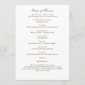 Stars Feier zum Foto des Lebens Gedenkfeier Beerdi Programm (Rückseite)