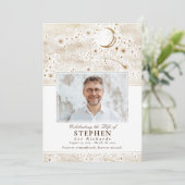 Stars Feier zum Foto des Lebens Gedenkfeier Beerdi Programm (Stehend Vorderseite)