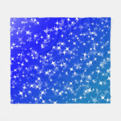 stars Fleece Blanket (Vorderseite (Horizontal))