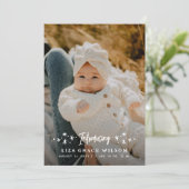 Stars Full Foto Multi-Foto Collage Geburt Ankündigung (Stehend Vorderseite)