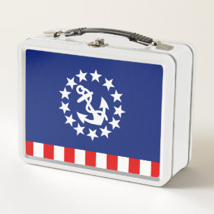 Stars für die Flagge eines amerikanischen Schiffes Metall Brotdose