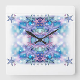 Stars für klassische Stile Quadratische Wanduhr