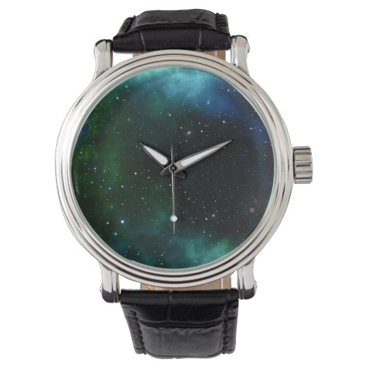 Stars Galaxy Gradient Armbanduhr (Vorderseite)