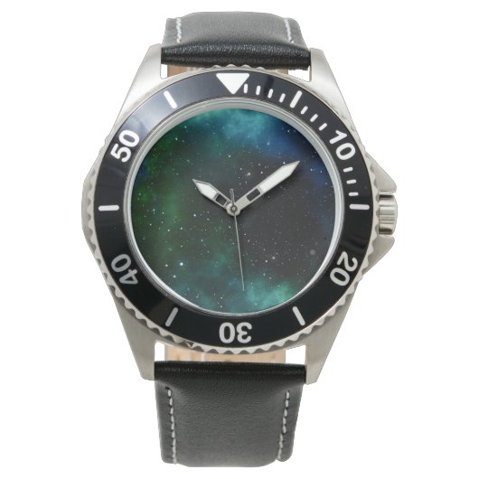 Stars Galaxy Gradient Armbanduhr (Vorderseite)
