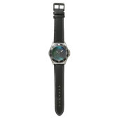 Stars Galaxy Gradient Armbanduhr (Flach)