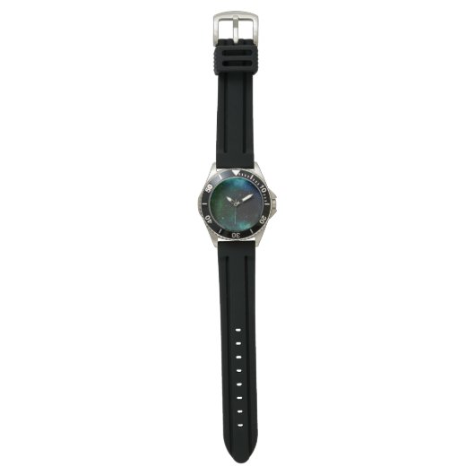Stars Galaxy Gradient Armbanduhr (Flach)