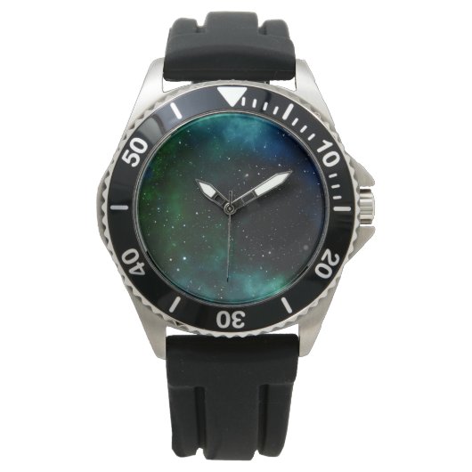 Stars Galaxy Gradient Armbanduhr (Vorderseite)