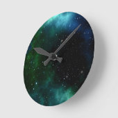 Stars Galaxy Gradient Runde Wanduhr (Winkel)