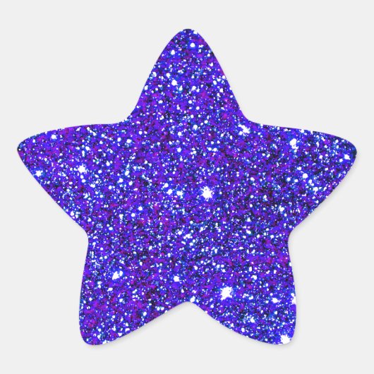 Stars Glitzer Sparkle Universe Unendliche Funkelnd Stern-Aufkleber (Vorderseite)
