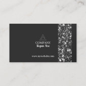 Stars & Glitzern QR Code Business Cards von 100 Visitenkarte (Rückseite)