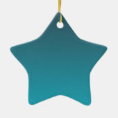 Stars Gold Blue Shine Keramik Ornament (Hinten)