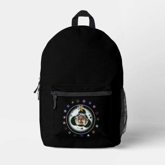 Stars Gold Mask Rucksack (Vorderseite)