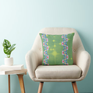 Stars Green Cushion Kissen