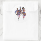 Stars-Gruppe 2009 Runder Aufkleber (Tasche)