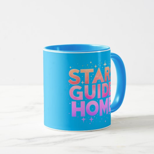 Stars Guide Zuhause Tasse (VorderseiteRechts)