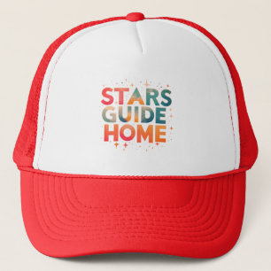 Stars Guide Zuhause Trucker Hat Truckerkappe