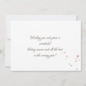 Stars Happy Holidays Baby Foto (Rückseite)