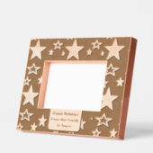 Stars Happy Holidays Gravur Geätzte Rahmen (Links)