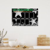 Stars herausragende Mitarbeiter Foto-Plakat Poster (Küche)