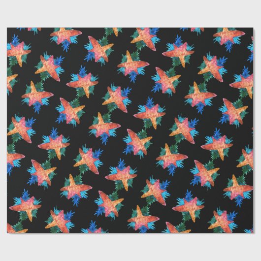 Stars Holiday Mood Geschenkpapier (Flach)