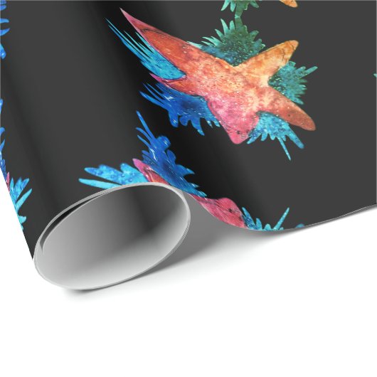 Stars Holiday Mood Geschenkpapier (Rolleneckpunkt)