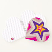 Stars in colourful formation Spiral Notebook Notizblock (Innenseite)