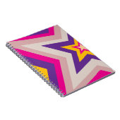 Stars in colourful formation Spiral Photo Notebook Notizblock (Rechte Seite)