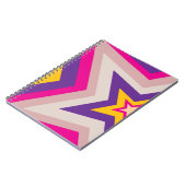 Stars in colourful formation Spiral Photo Notebook Notizblock (Linke Seite)