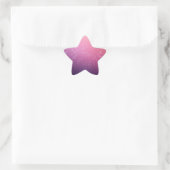 Stars In Pink Space Stern-Aufkleber (Tasche)