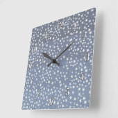 Stars in the Sky Quadratische Wanduhr (Winkel)