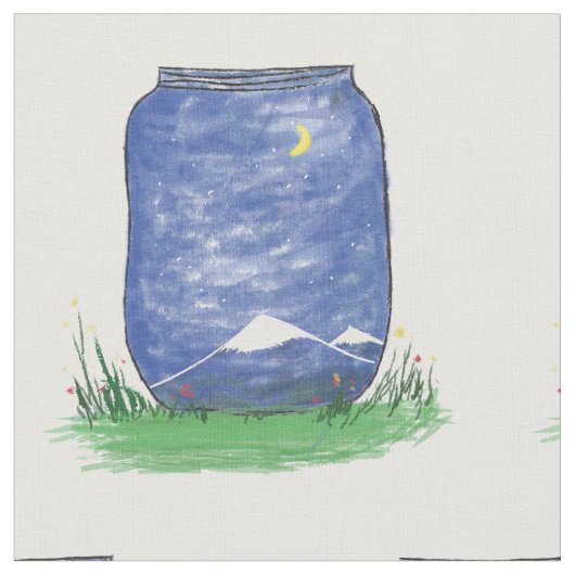 Stars Jar Stoff (Nahaufnahme)