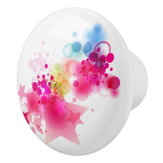 Stars Keramik Cabinet Knock Keramikknauf (Rechts)