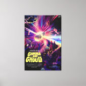 Stars-Kollision-Regenbogenexplosion Leinwanddruck (Vorderseite)