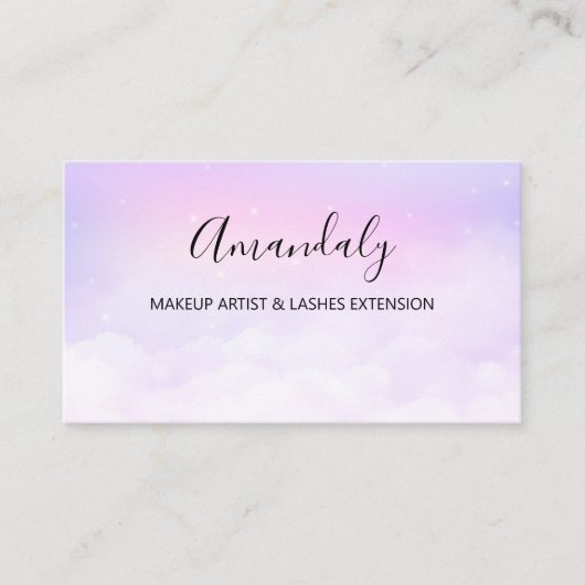 Stars könnten die Visitenkarte Sky übertragen (Vorderseite)