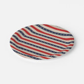 Stars Kunst Pappteller (Schrägansicht)