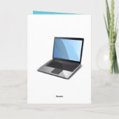 Stars, Laptop Karte (Rückseite)