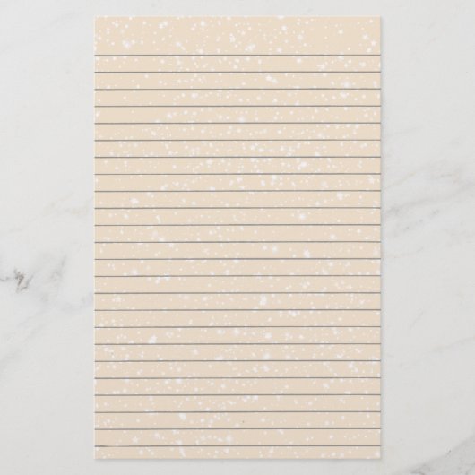 Stars Lined Stationery Briefpapier (Vorderseite)