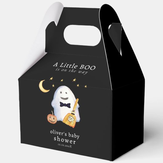 Stars Little Boo Ghost Hollaween Babydusche Geschenkschachtel (Vorderseite)