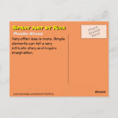 Stars machen postkarte (Rückseite)