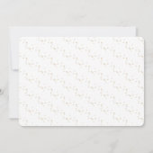 Stars & Moon Blue Boy Foto Geburtserklärung Einladung (Rückseite)