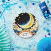 Stars Moon Celestial Baby Dusche Pappteller (Party)